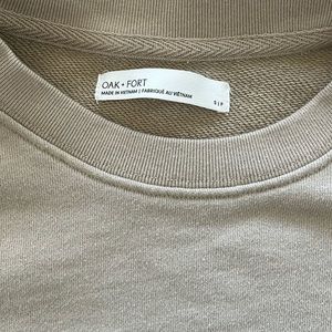 Oak + Fort Cropped Sweatshirt